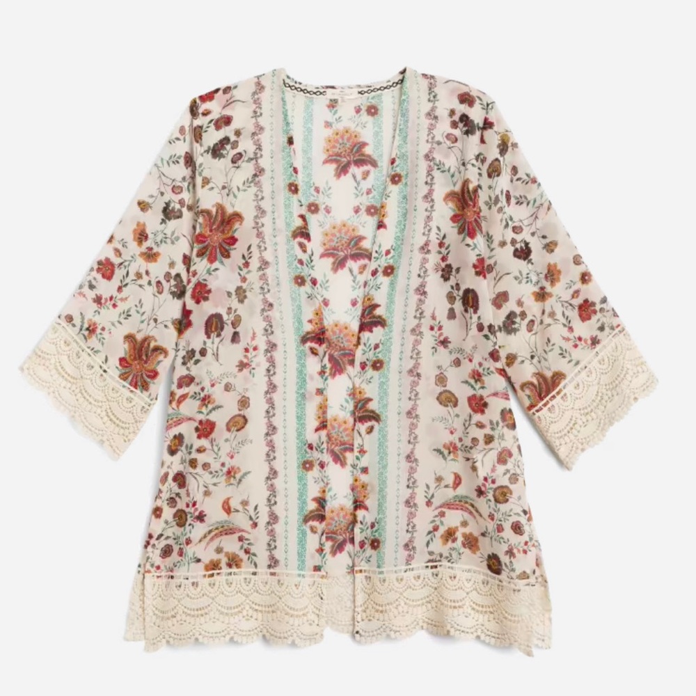 Mason & Belle open front with crochet